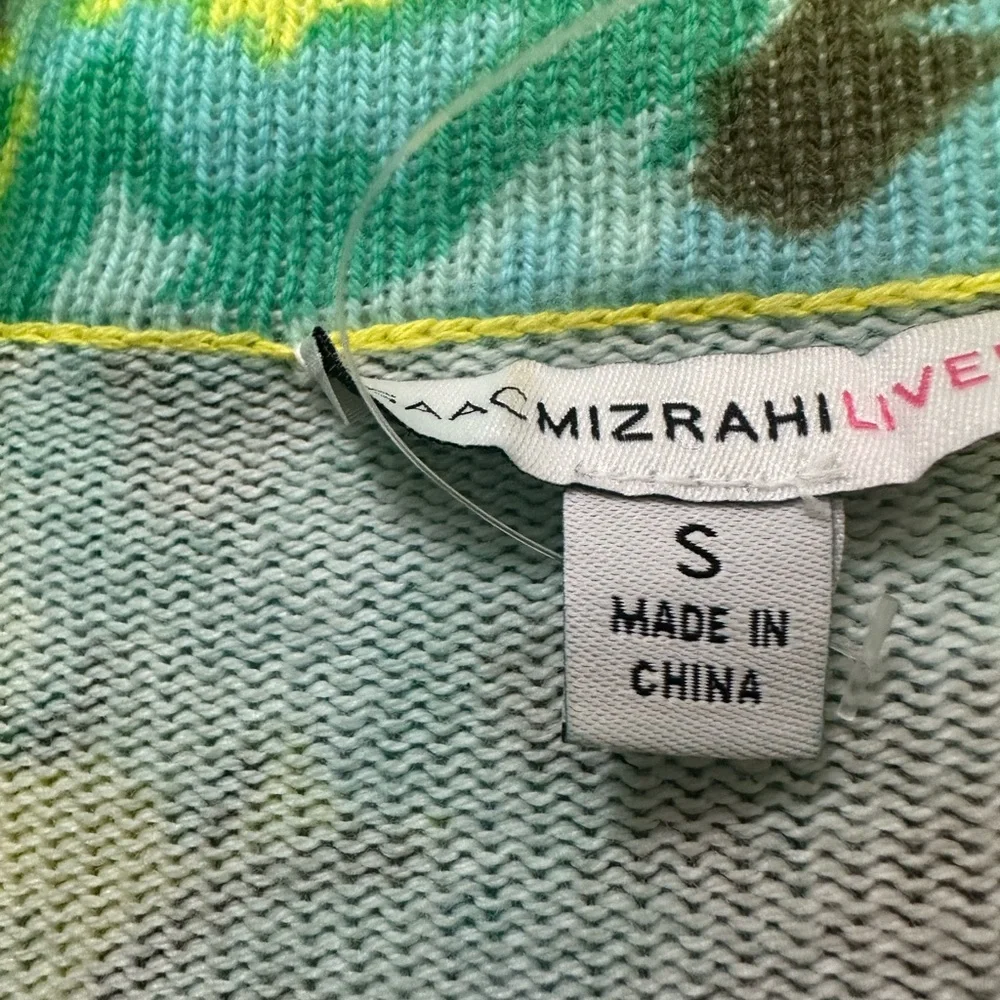 Isaac Mizrahi Tropical Yellow and Blue Blazer